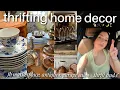 VLOG antique thrift with me style my thrift finds huge haul garage sales goodwill