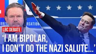 LBC callers divided on Elon Musk's salute