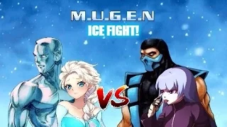 mugen iceman elsa vs sub zero kula diamond
