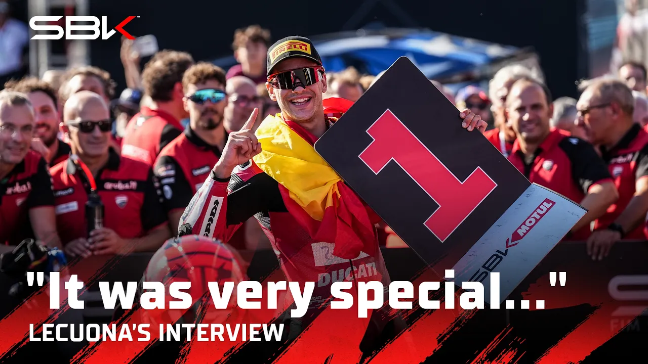 FULL INTERVIEW 🎙️: Iker Lecuona talks feelings after his win at Cremona 🥹 | 2026 #ItalianWorldSBK 🇮🇹