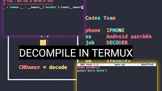 DECOMPILE LAMBDA MARSHAL ZLIB BASE64 in TERMUX WITHOU TOOLS