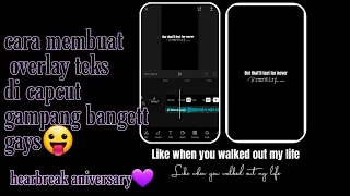 Download cara membuat overlay teks ke kanan ke kiri gampang banget!pake lagu heartbreak aniversary MP3