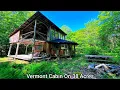 Vermont Cabins On 37 Acres VT Real Estate Post and Beam Cabins Studio VT Camp Farms