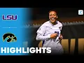 LSU vs Iowa NCAA College Women s Soccer Highlights - November 21 2025