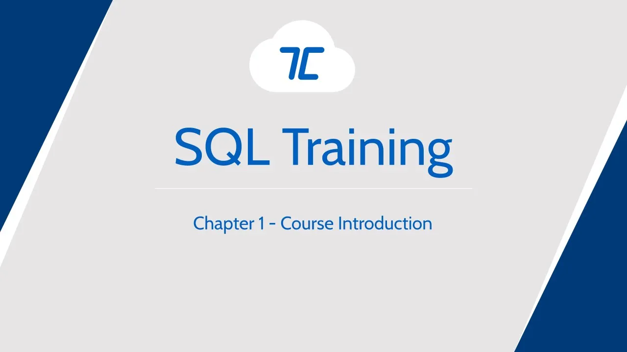 Tansy SQL Course | Live SQL Training | Chapter 1 | Lesson 1 - Video Thumbnail