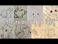 15 cute doodle art ideas aesthetic art ideas easy and simple art ideas