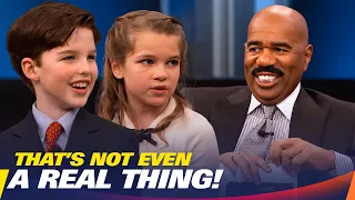 Young Sheldon Tries to Guess 80s Items! 😂 | Steve Harvey