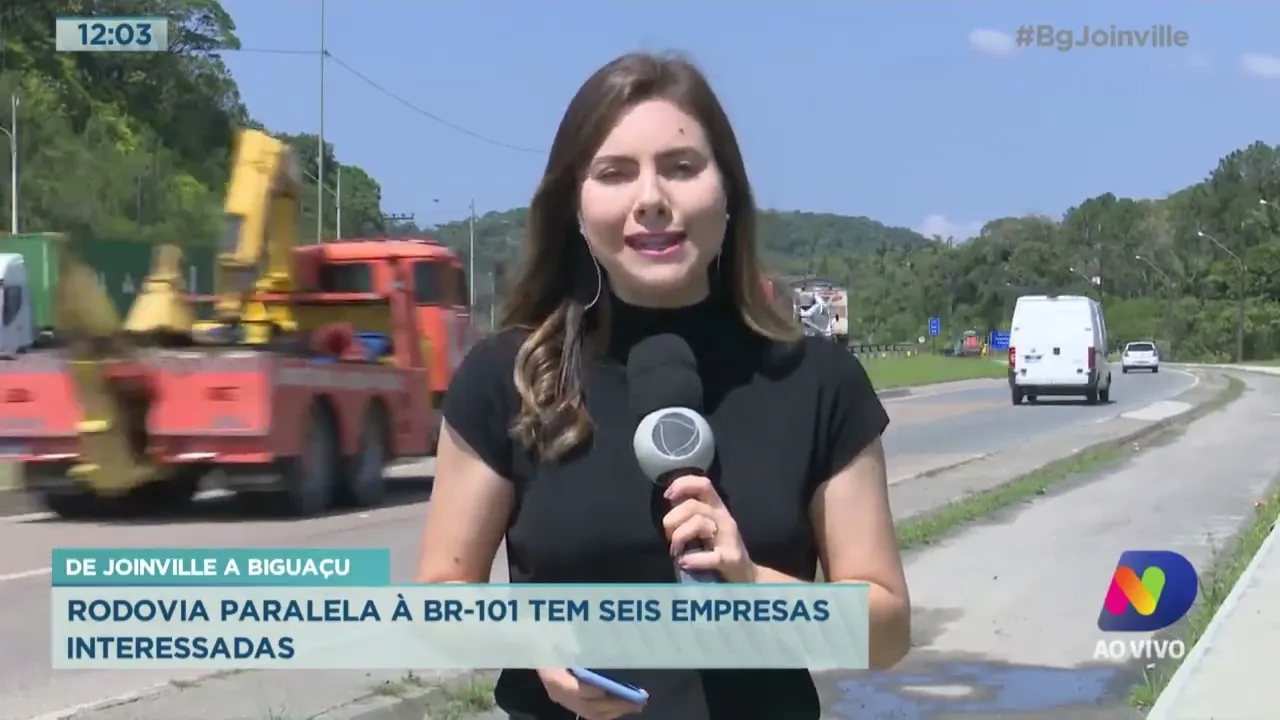 De Joinville a Biguaçu: rodovia paralela à BR-101 tem seis empresas interessadas