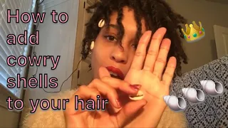 How To Put A Cowry Shell In Locs