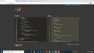Py2Ruby Convert Python Code to Ruby Instantly