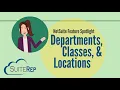 NetSuite Departments Classes and Locations