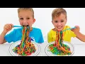 Download Lagu Vlad and Mom want the same colored noodles