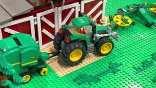 LEGO FARM UPDATE hay season on the farm time to bale