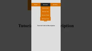 Animated dropdown menu using HTML CSS CSS Animation Examples