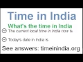 What is the time in India now