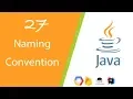 27 Naming Convention Java