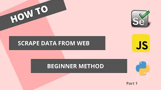 How to scrape a website for data easy method Part 1
