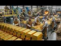 Inside the Gold Refining Plant: How Rock Turns Into Pure 24K Gold Bars (Full Process)