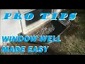 How To Install a Window Well to DIY Fix Leaking Basement Window