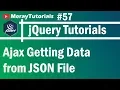 jQuery 57 - Ajax Getting Data from JSON File