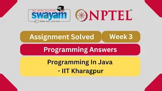 Programming In Java Week 3 Programming Assignment My Swayam