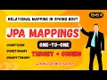 Spring Boot Hibernate JPA Mappings Theory Coding OneToOne by Learn Code With Satish