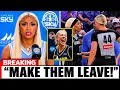 LEAKED FOOTAGE Shows Djonai Carrington JEALOUSY KICKS Fan Out For Chanting Sophie Cunningham