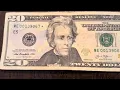 Finding a 2013 star note 20 dollar bill