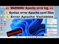 solved Syntax error Apache conf files wamp
