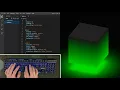 ASMR Programming - Ambient Light Effects CSS 3D Glowing Cube Animation Effects
