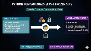 Python Sets Frozen Sets part 5 Unique Collections Explained