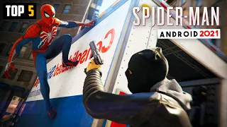 top 5 new spiderman games for android 2021 offline high graphics best spiderman games for android