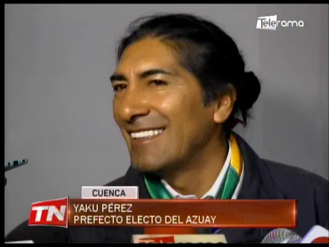 Yaku Pérez impulsará consulta popular sobre minería en el Azuay