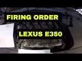 Lexus ES 350 Firing Order