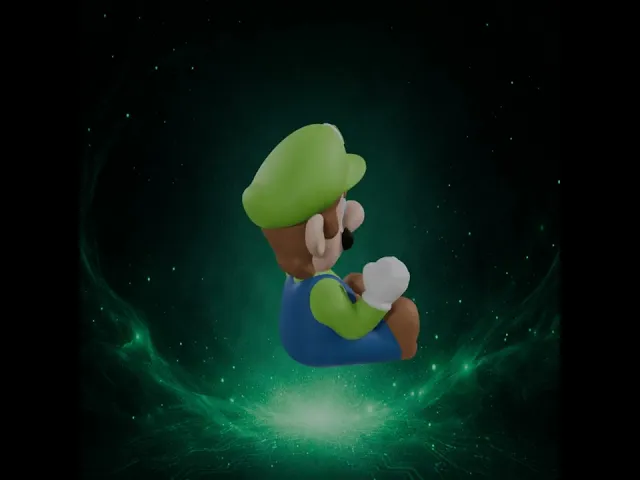 Luigi from Super Mario video thumbnail