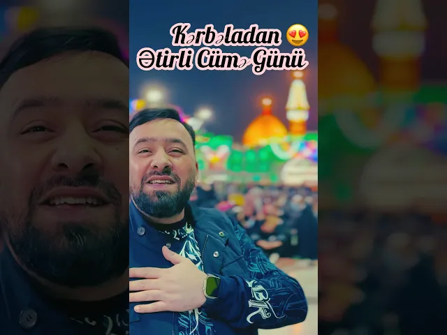⁣Mövlud ətirli cüməniz mübarək ❤️😍 #seyyidfariq #seyyidfariqboradigahi