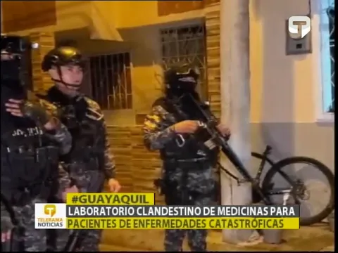 Laboratorio clandestino de medicinas para pacientes de enfermedades catastróficas