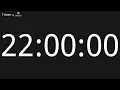 22 Hour Countup Timer