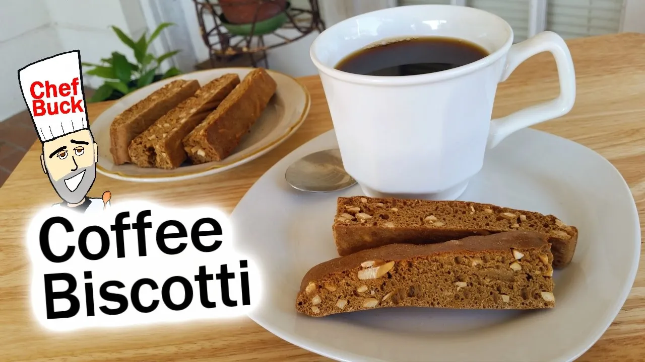 Coffee Biscotti Recipe with Instant Coffee
