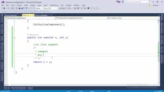 4 XML Comments in CSharp