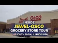 American Grocery Store Tour Jewel-Osco Shopping South Elgin Illinois