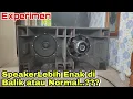 Download Lagu Test perbedaan speaker di balik atau normal di box planar ? speaker RCF X400 18 in