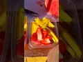 The best fruit salad with chamoy and Tajin from Peru