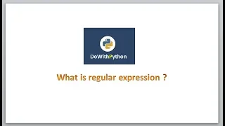 Python Scripting - 10 Introduction to regular expressions of python