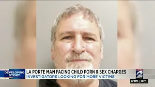 La Porte man facing child porn and sex charges