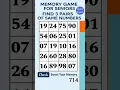 Brain Exercise for Seniors - Daily Focus Activity for a Sharp Mind Match the Numbers