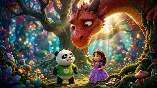 Panda vs The Giant Dragon 🐉 Can They Save the Princess?