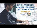 High Paying Remote Jobs That Pay Six Figures 100K - As Seen On MSNBC and FlexJobs