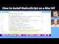How to install NativeScript on a Mac M1