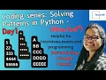 Day1 Coding series Solving Patterns in interview job Target45Telugu